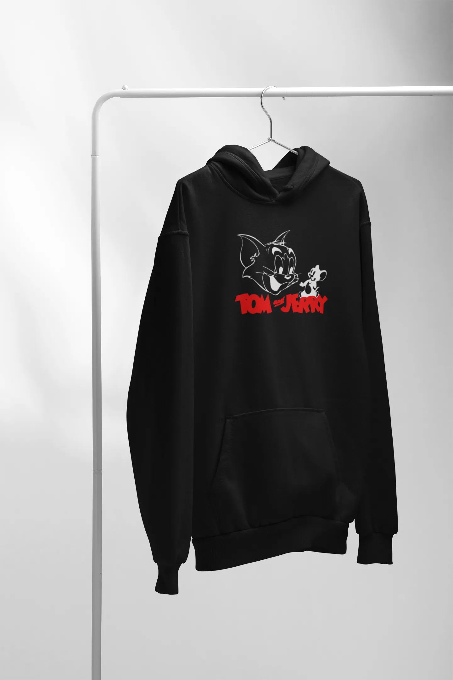 Buy Tom And Jerry Hoodie Black S at best price in India - CodesWear.com