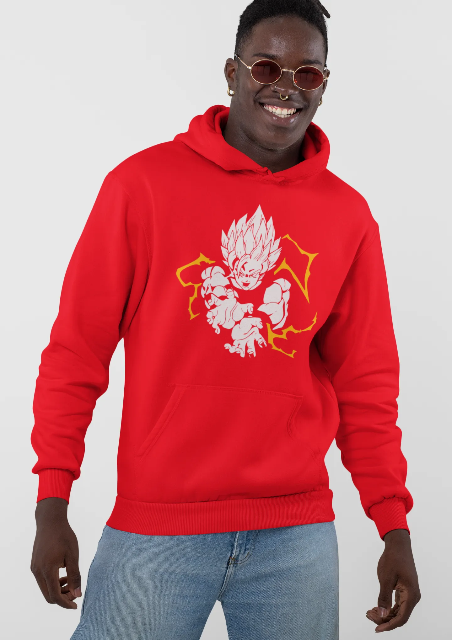 Buy Vageto Anime Hoodie White L at best price in India 